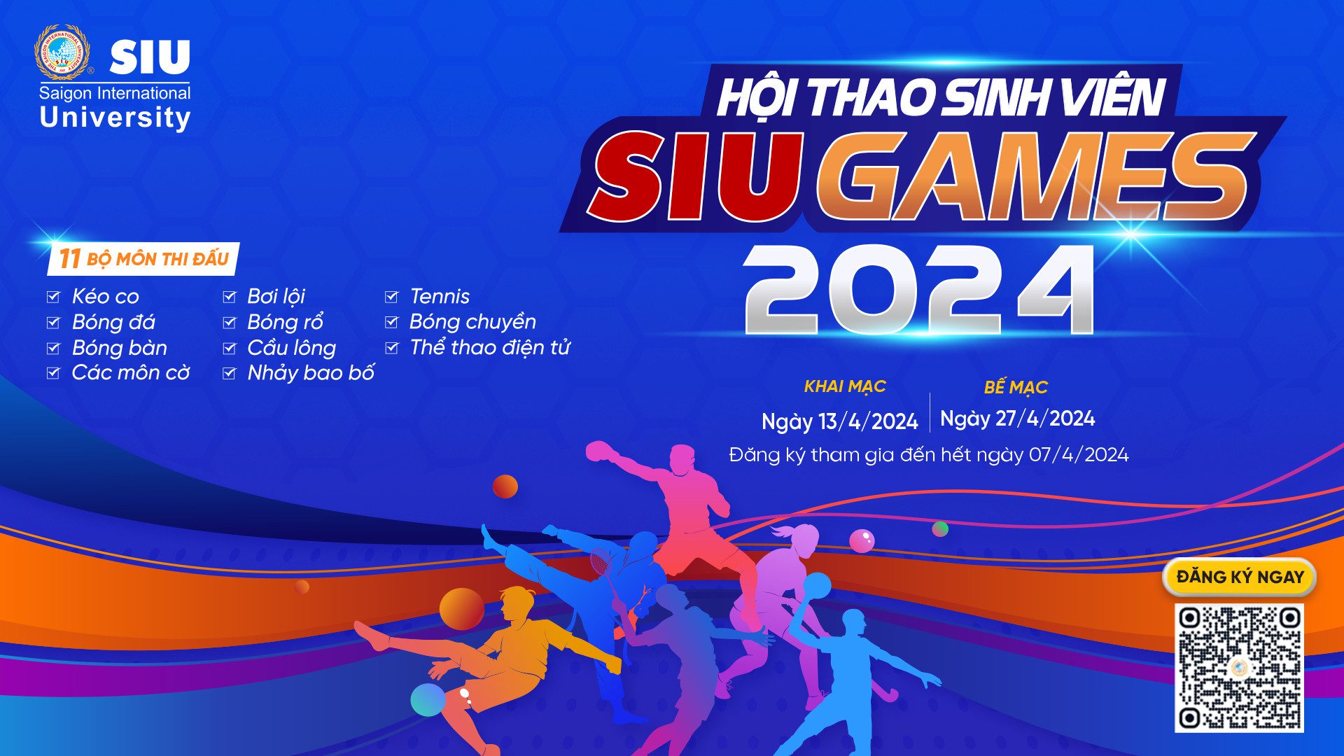Hội thao sinh viên SIU 2024 chính thức khởi động